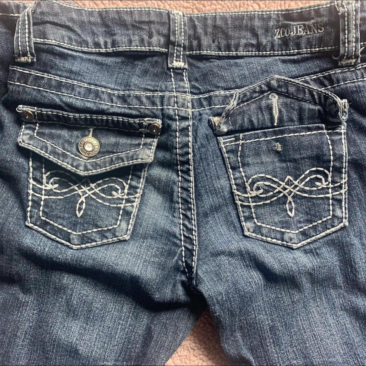 Rock Revival style bootcut jeans One button fell off... - Depop