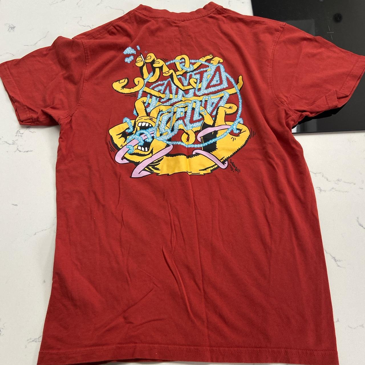 Santa Cruz / Orange-rad / Graphic T-Shirt #SantaCruz... - Depop