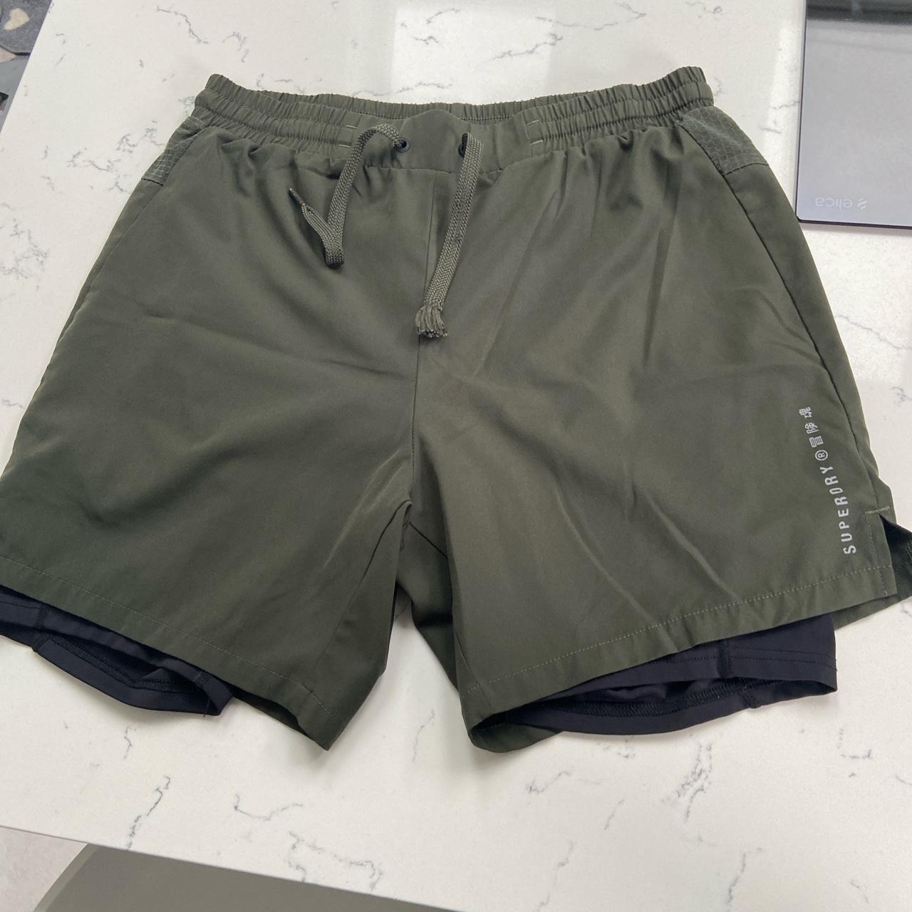 Super-Dry Shorts / Green-Khaki / Sportswear- Workout... - Depop