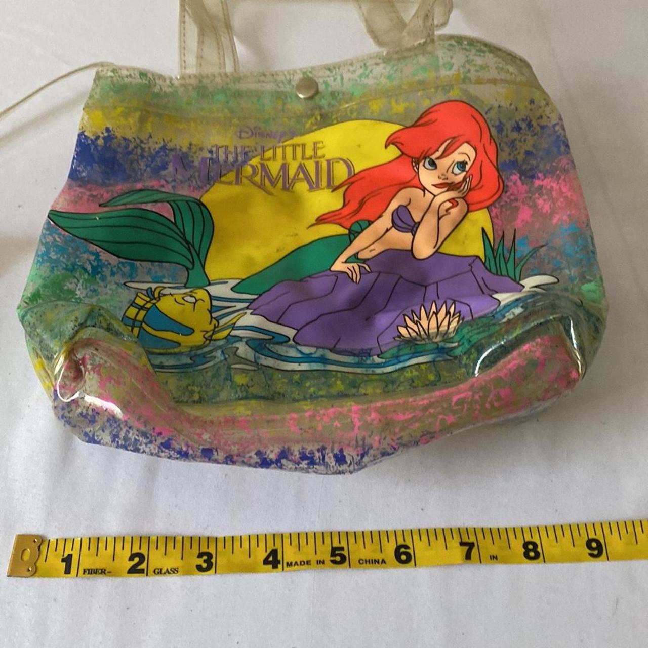 (B5) Vintage Disney The Little Mermaid Bag Plastic... - Depop