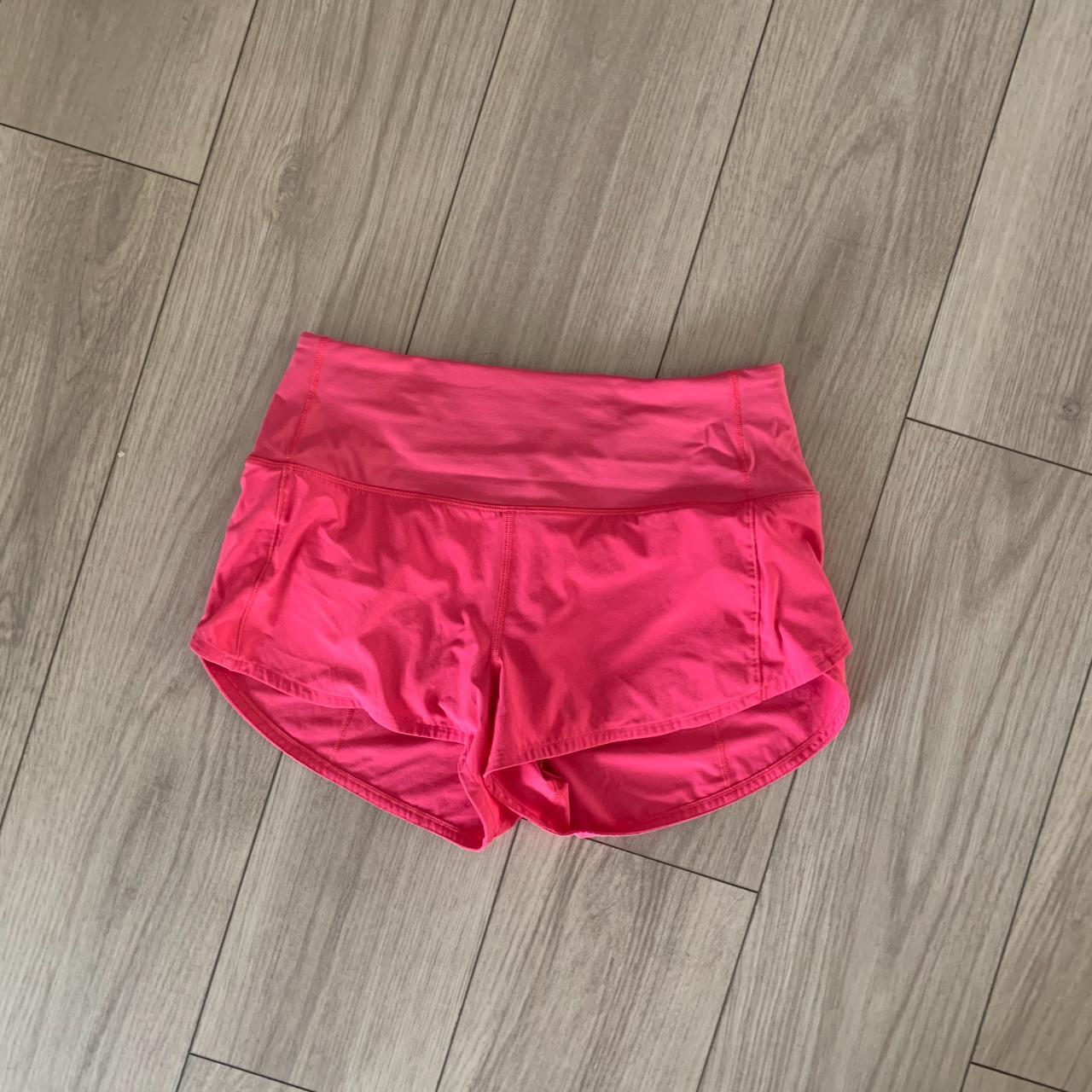 Pink lululemon shorts. lipgloss pink and highlighter... - Depop