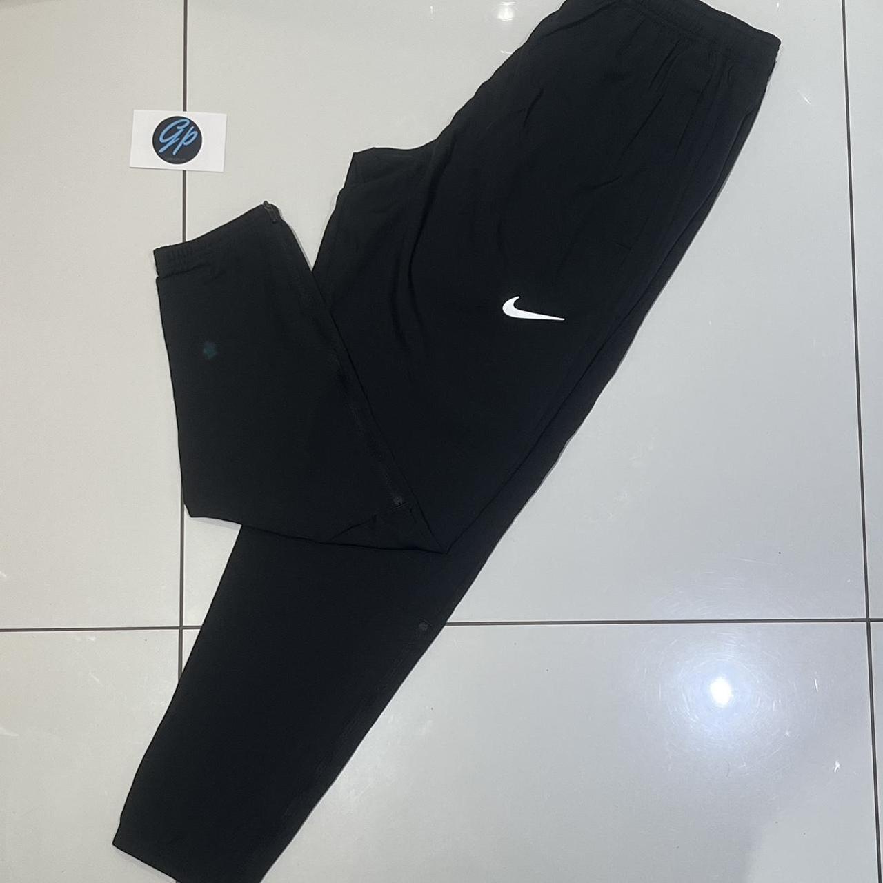 Nike dri-fit challenger woven running pants black... - Depop