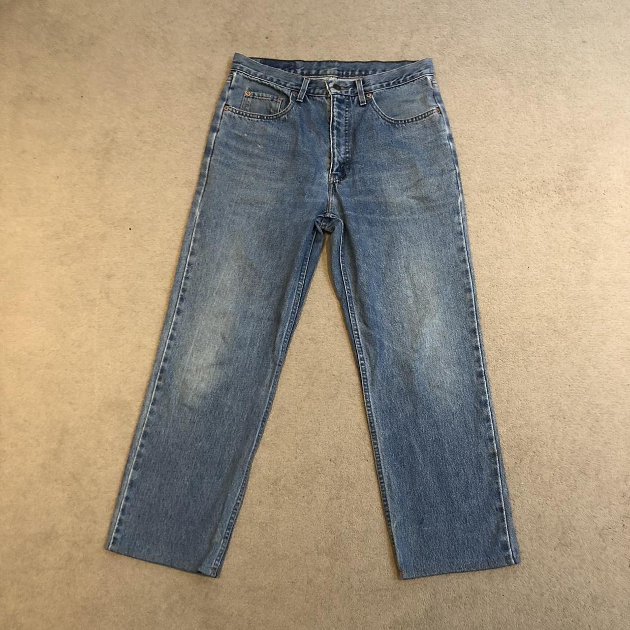 Vintage Levi’s 501 jeans Washed blue Vintage... - Depop