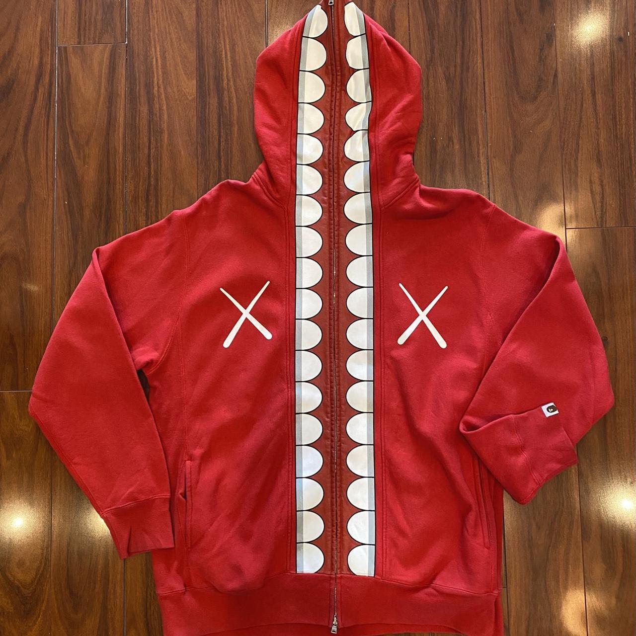 Kaws bape hoodie best sale