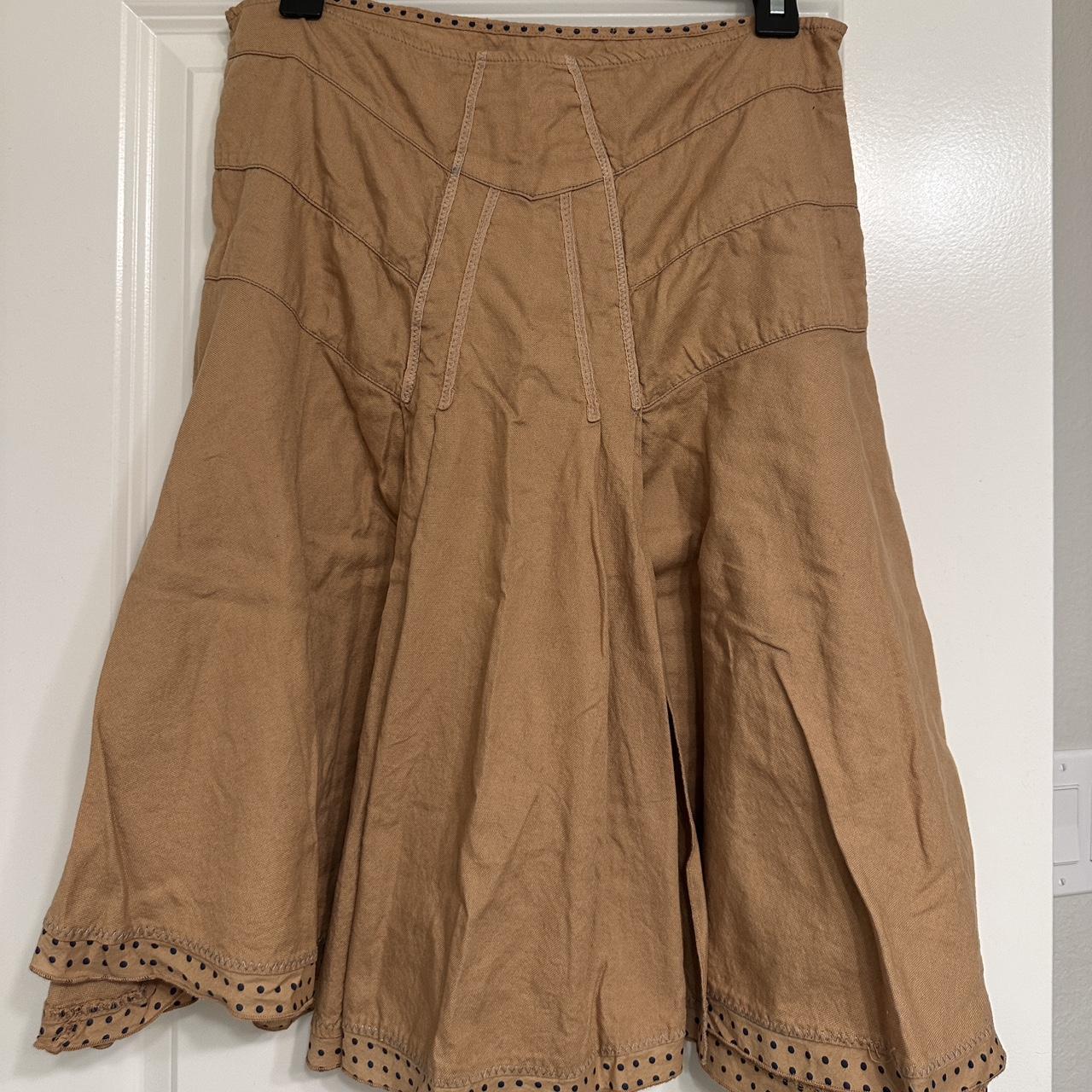 Tan skirt 2025 size 8