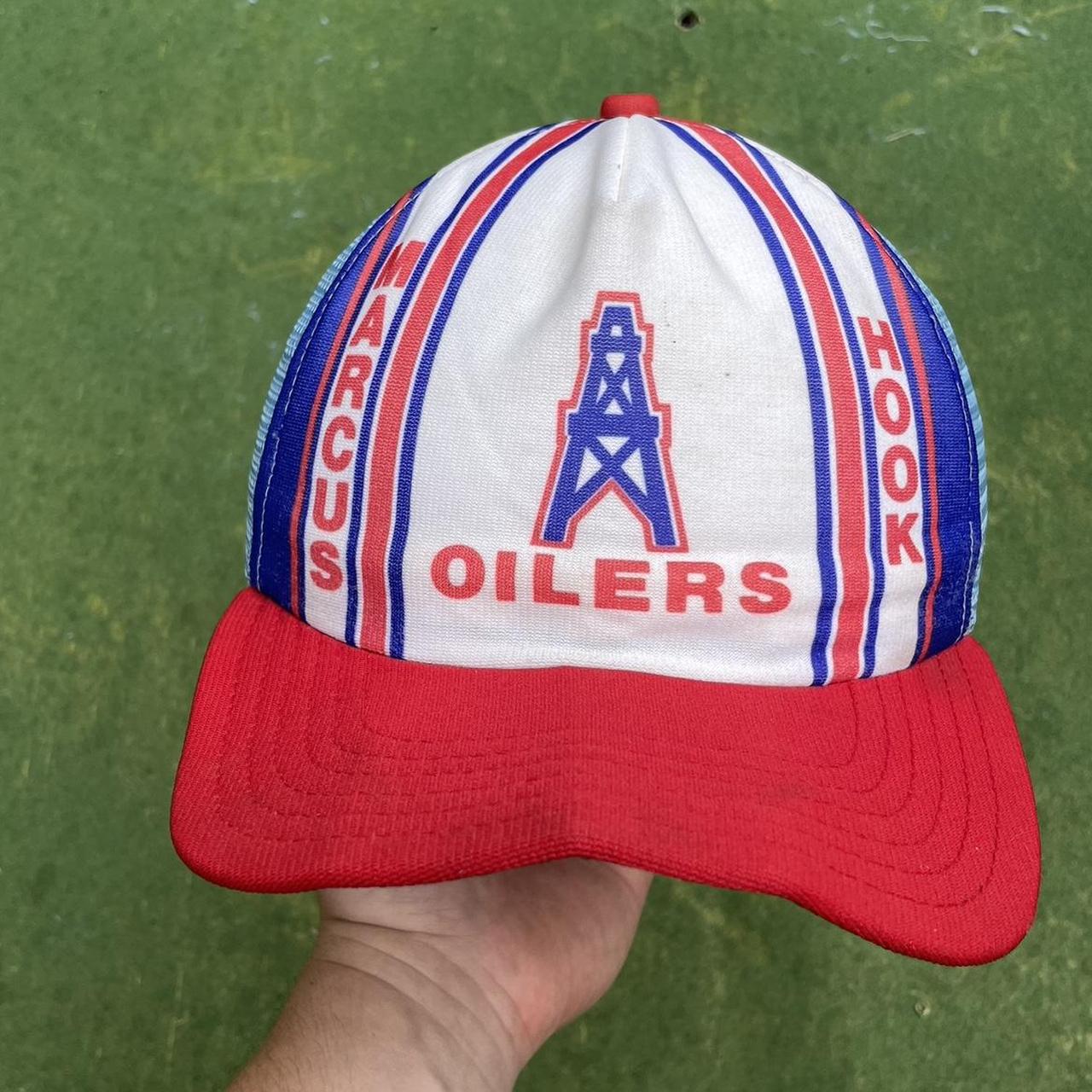 VINTAGE HOUSTON OILERS HAT NEW ERA MADE IN THE USA