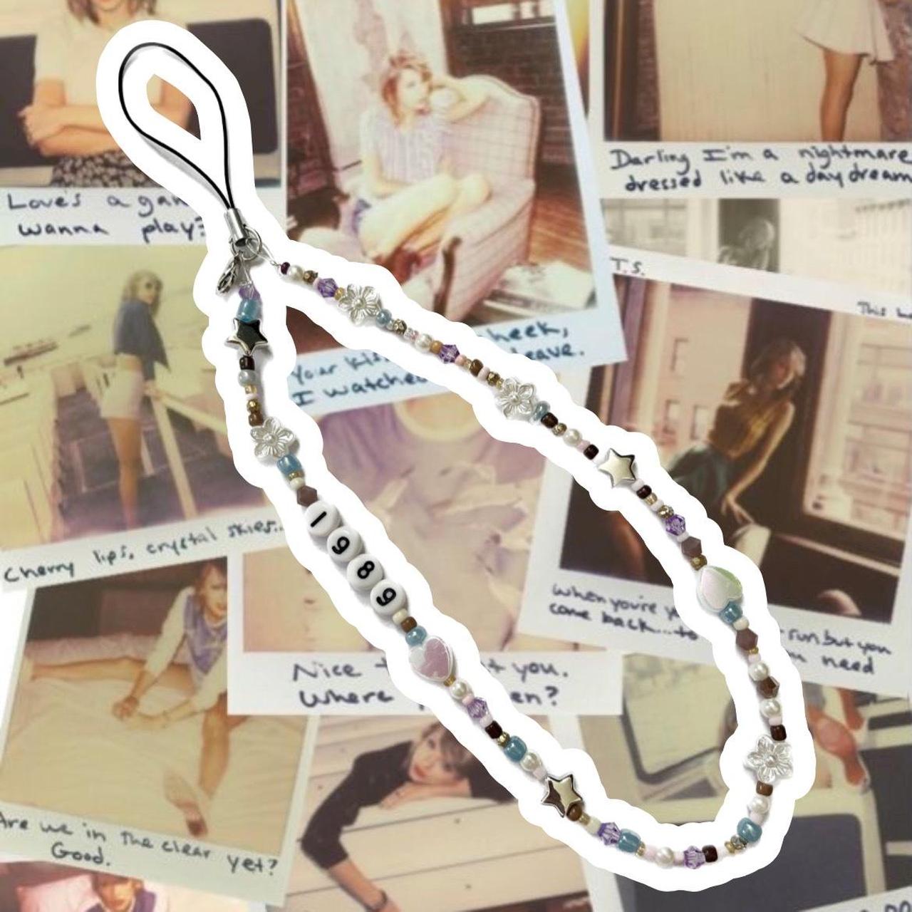 taylor swift ⋆˙ ♡ 1989 phone charm handmade in the... Depop