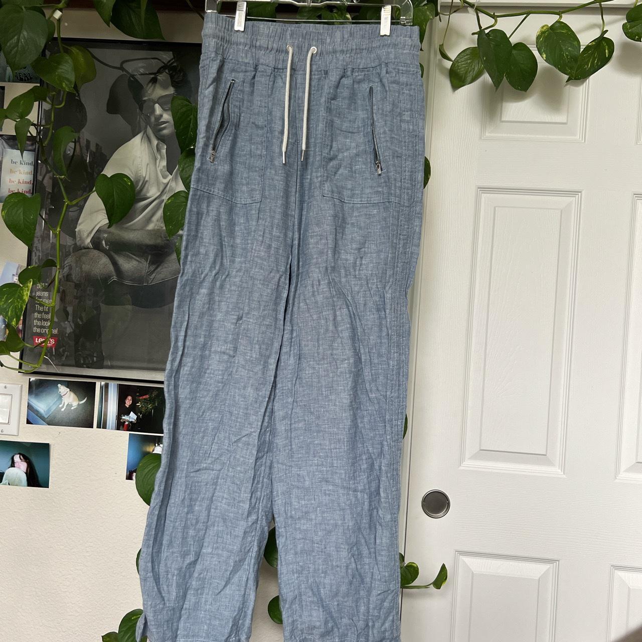 Athleta Linen Pants - Depop