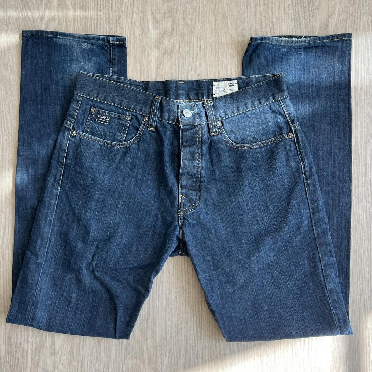 G-Star Raw denim jeans Size 34 Inseam 33” Outseam... - Depop