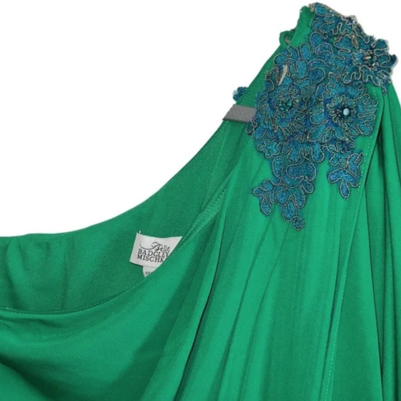 Badgley shops mischka green dress