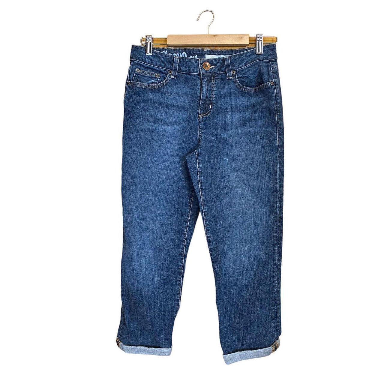 DKNY Jeans Women 6 Blue Soho Skinny Denim Pants Logo - Depop