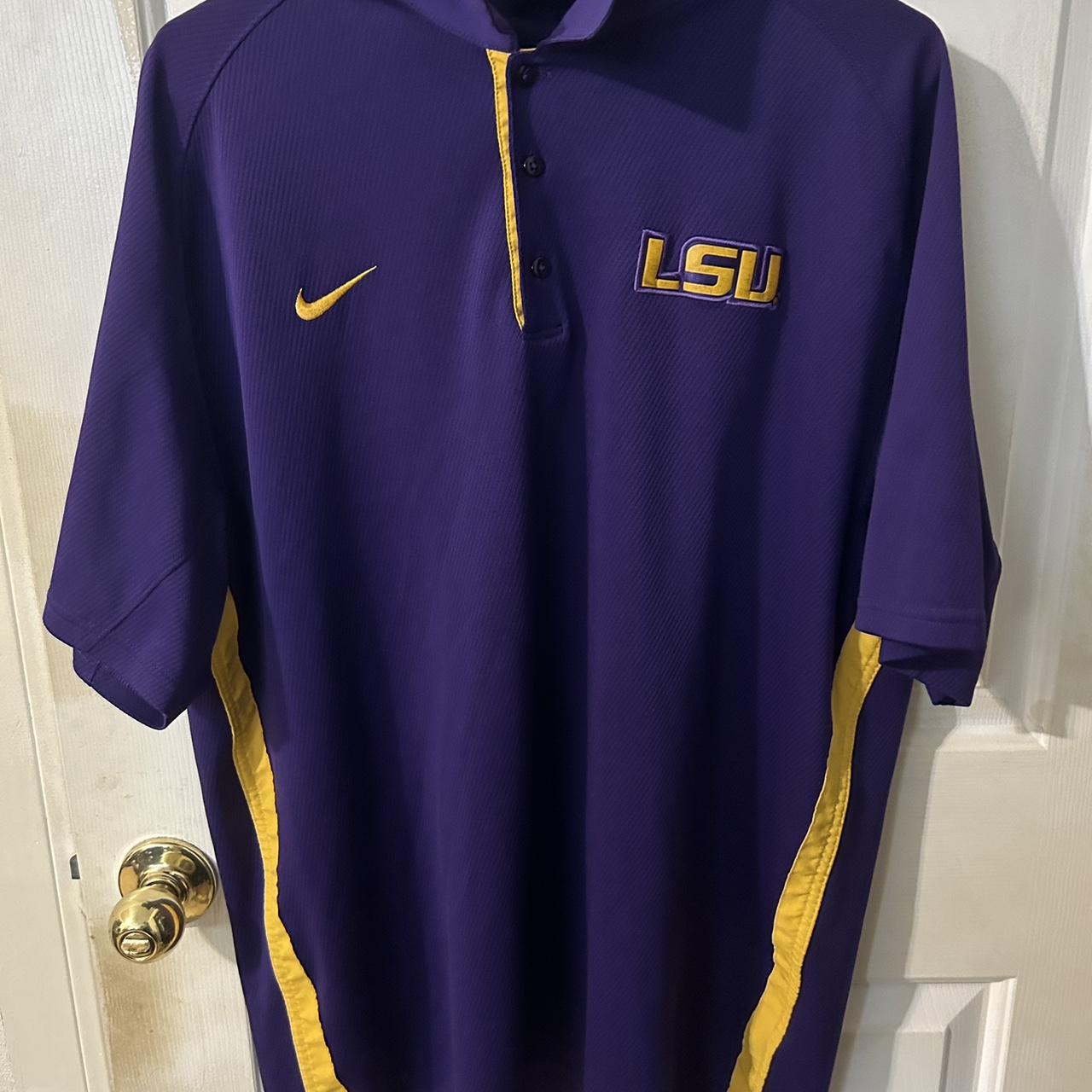 Lsu hot sale polo nike