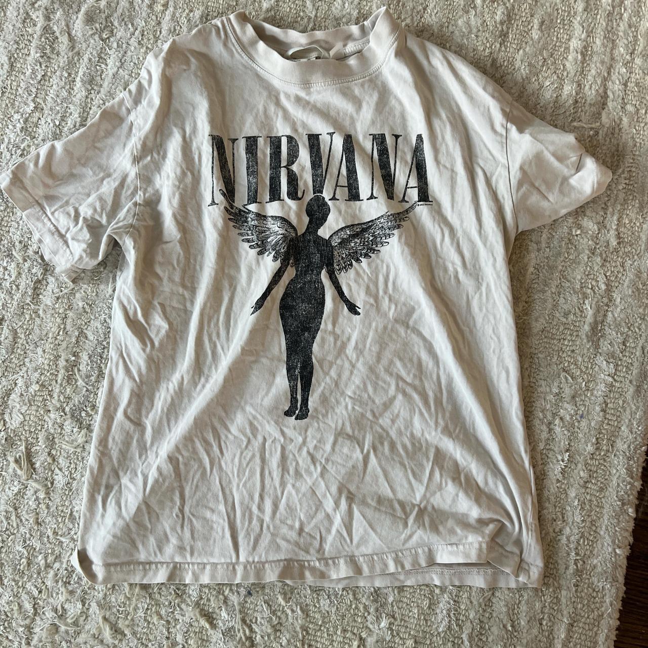 H M nirvana t shirt Size XS Depop