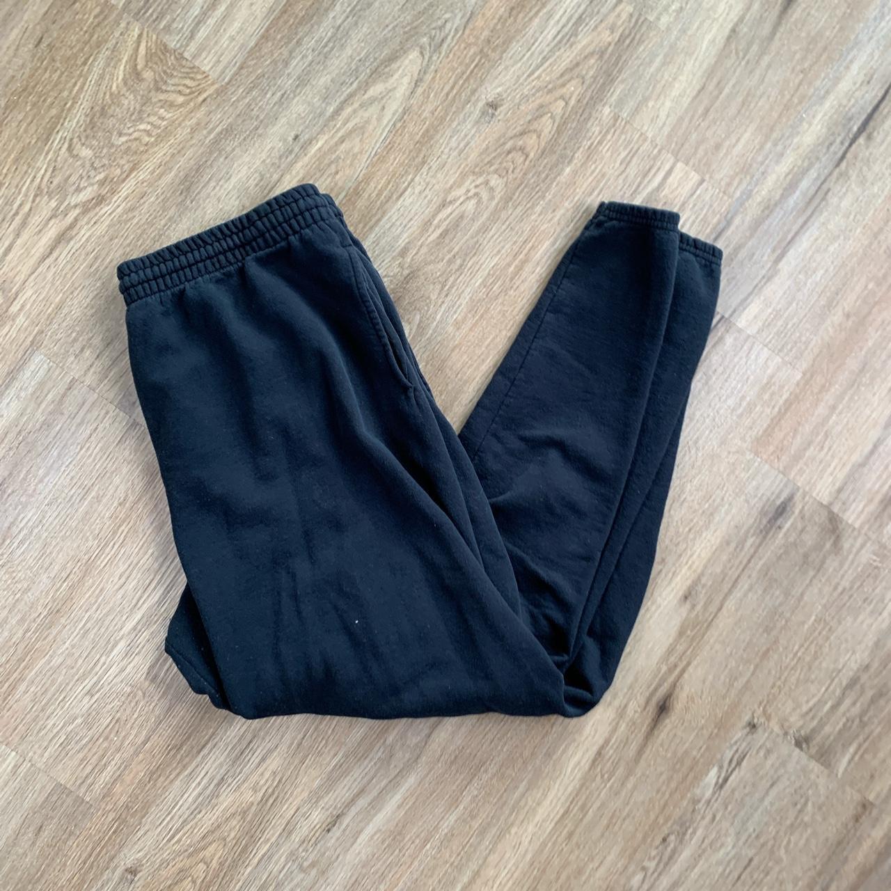 Fruit of the Loom Women's Black Joggers-tracksuits | Depop