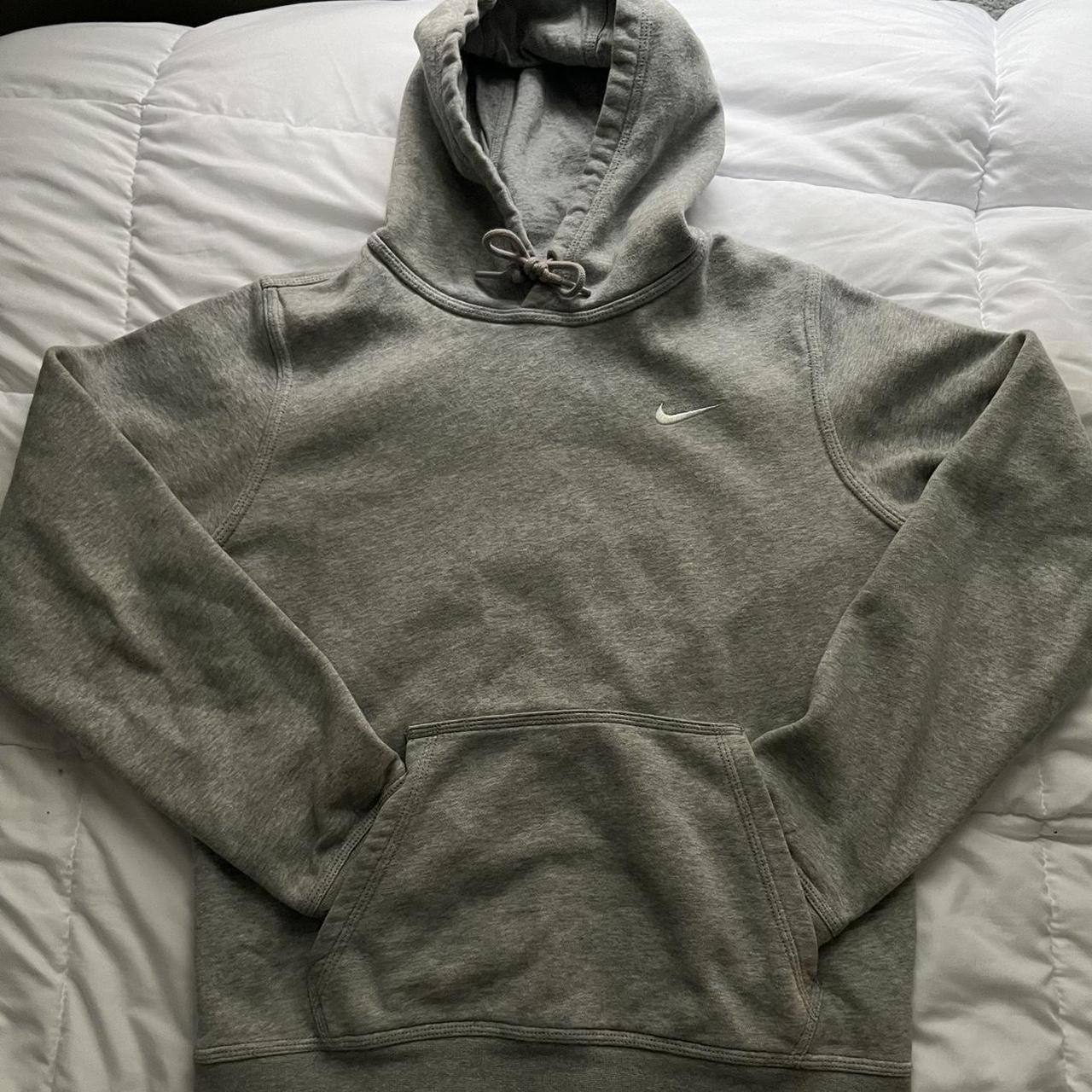 Grey Nike sweatshirt Size S Fits like a small Open... - Depop