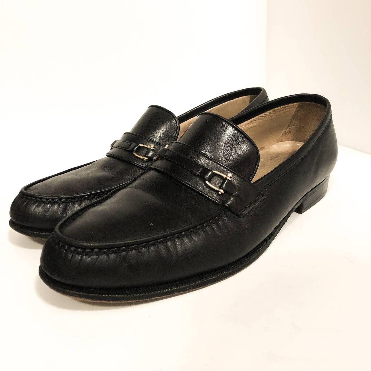 mens black gucci loafers