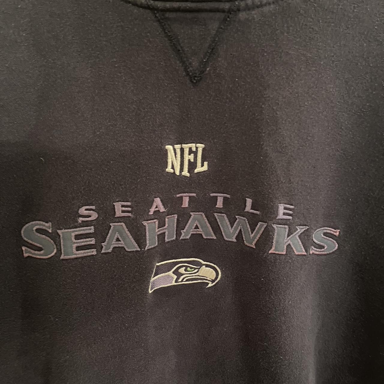 1980s Vintage Seattle Seahawks Sweatshirt Super - Depop