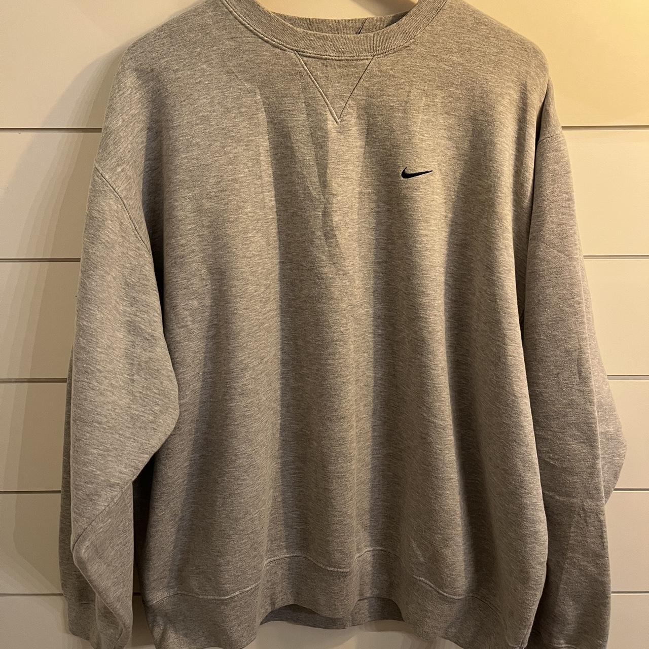 mens sports sweatshirts grey nike
