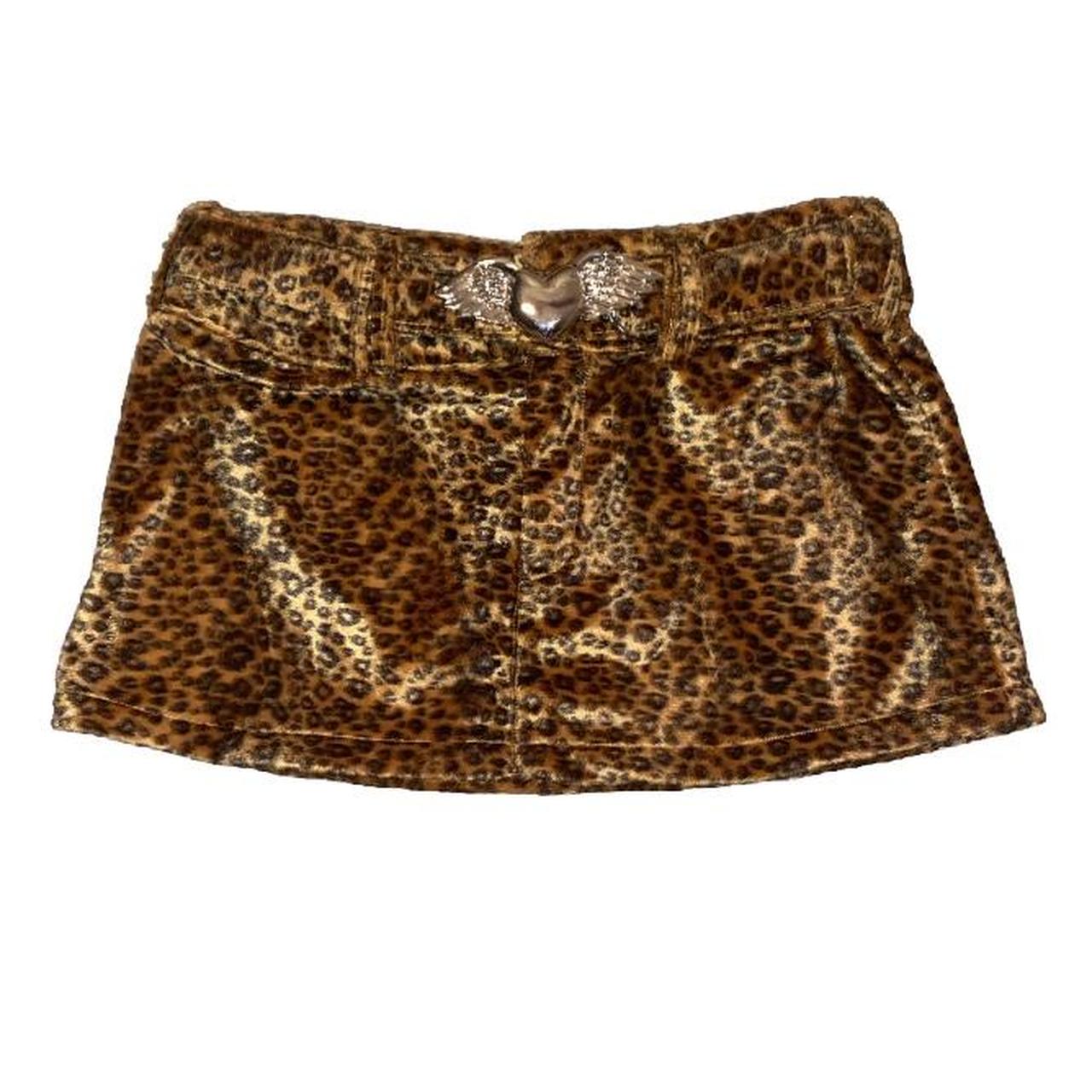 Cheetah Print Skirt 🐆 mini skirt y2k 2000s... - Depop