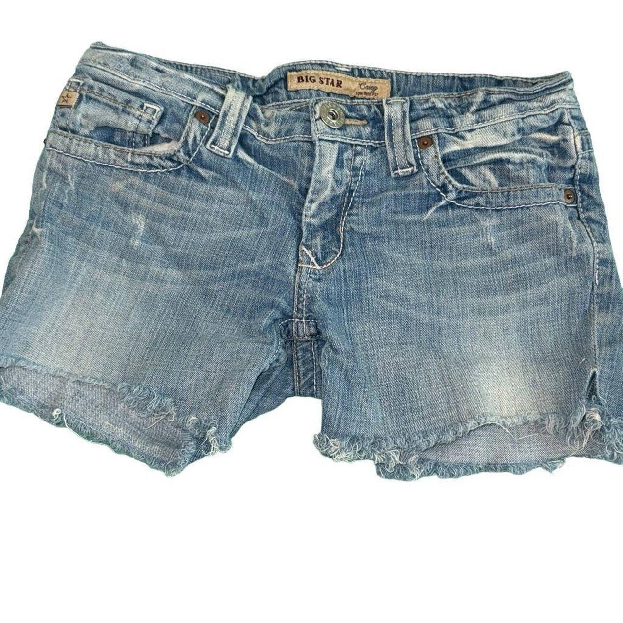 Big Star womens shorts size 28 Casey low rise denim... - Depop