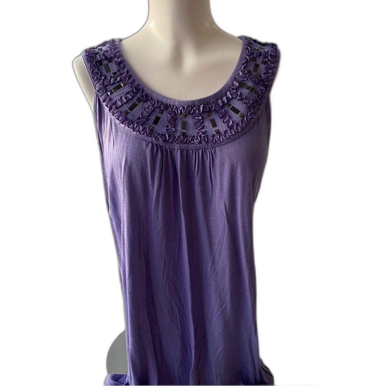 Source Unknown Women's Blouse - Purple - M – Kisc… - image 2
