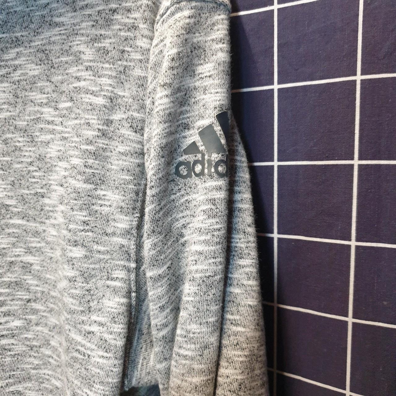 Adidas Women's Grey Hoodie | Depop