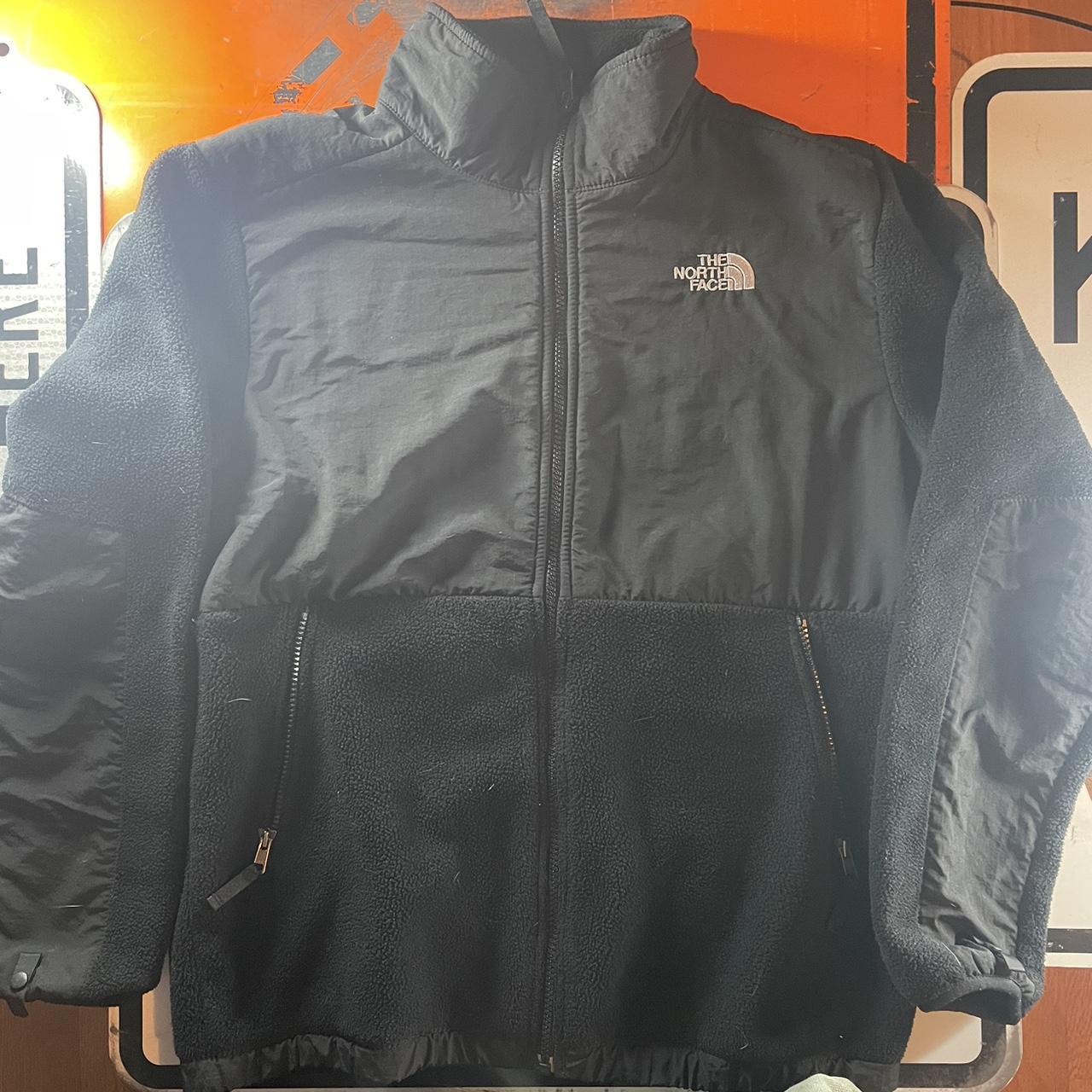 the north face zip up size : boys XL but fits like... - Depop