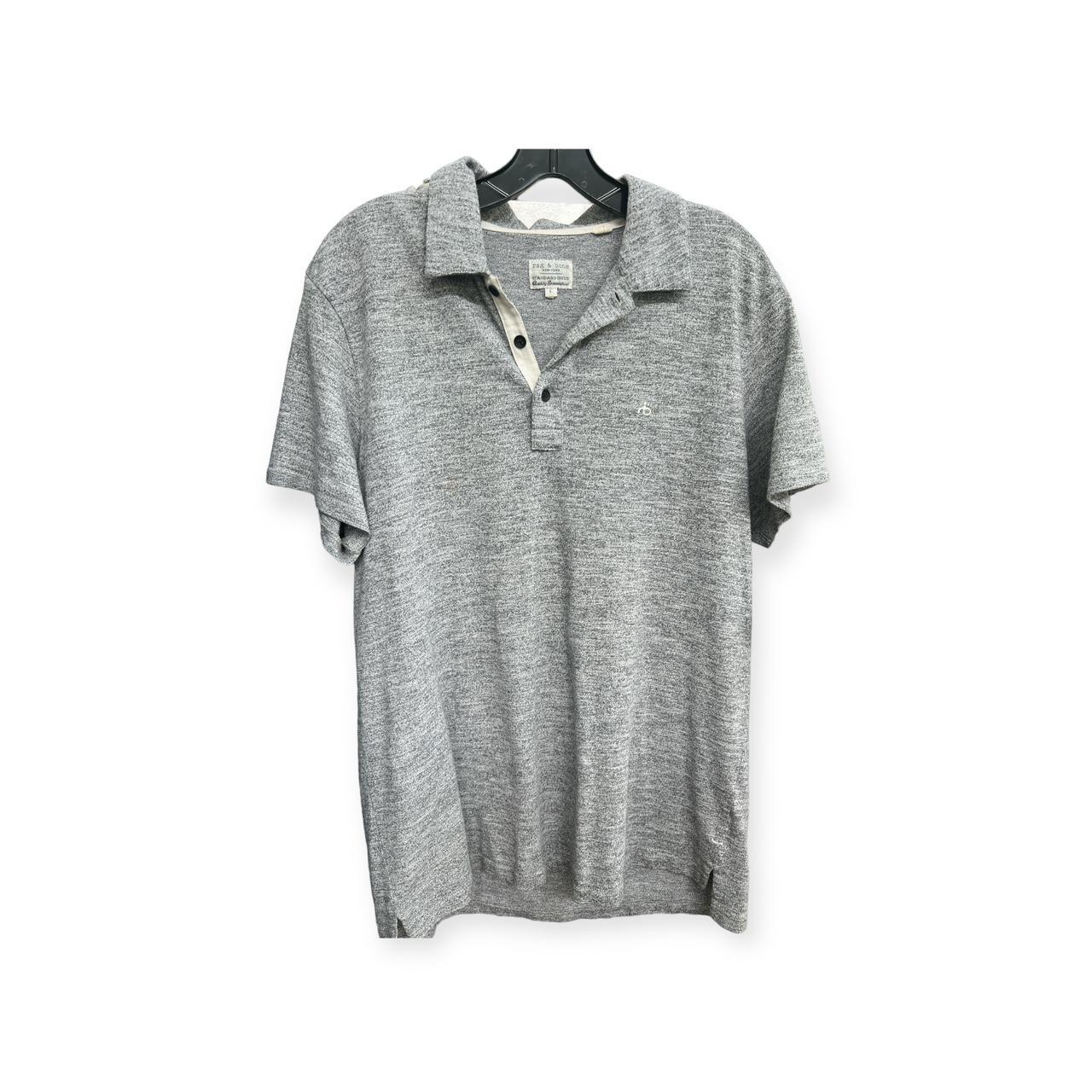 rag & bone Marled Polo Size L MSRP $165 Light wear... - Depop