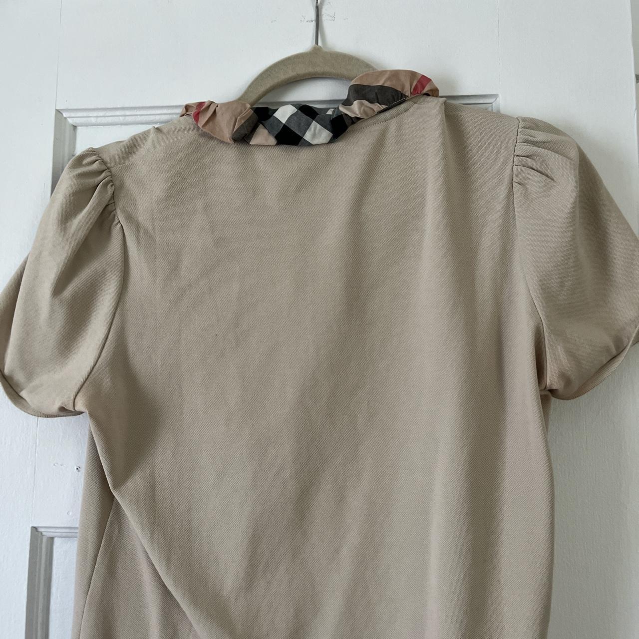 Burberry Women's Tan Poloshirts Depop