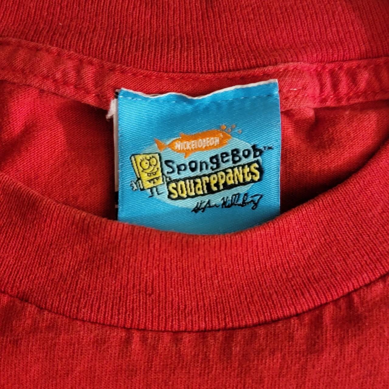 Vintage Y2K 2002 SpongeBob Christmas TShirt... - Depop