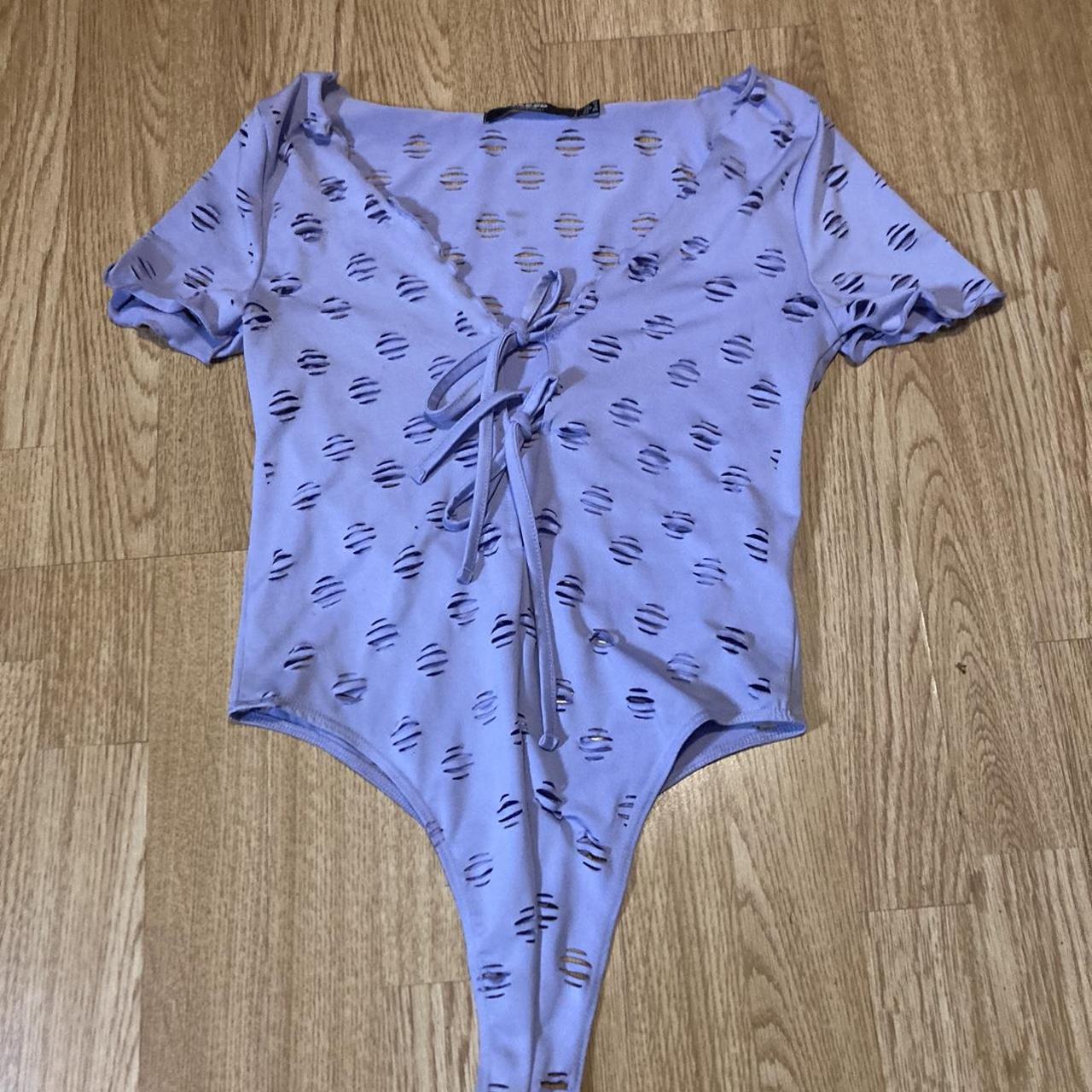 Jaded London Women's Purple Bodysuit Depop