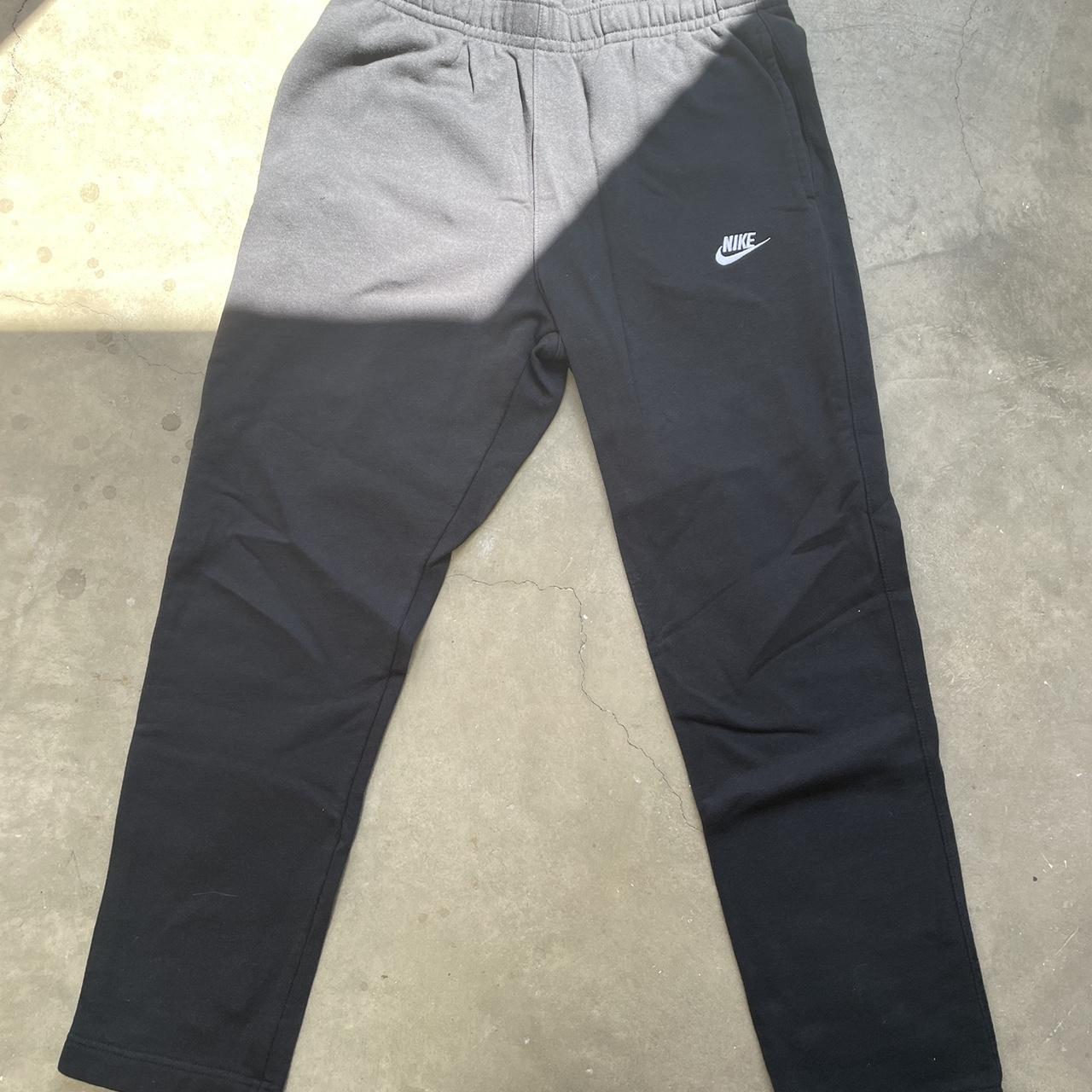 Black Nike Sweatpants Large Tapered fit Depop