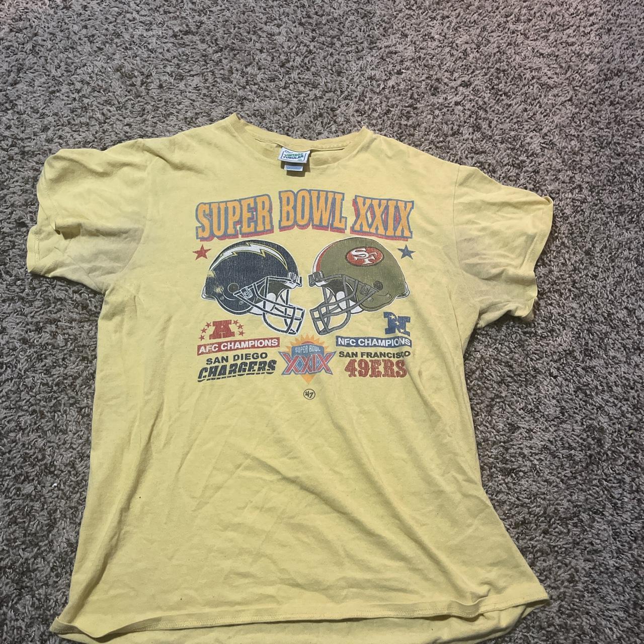 Vintage Super Bowl XXIX T-Shirt 49er's vs Chargers