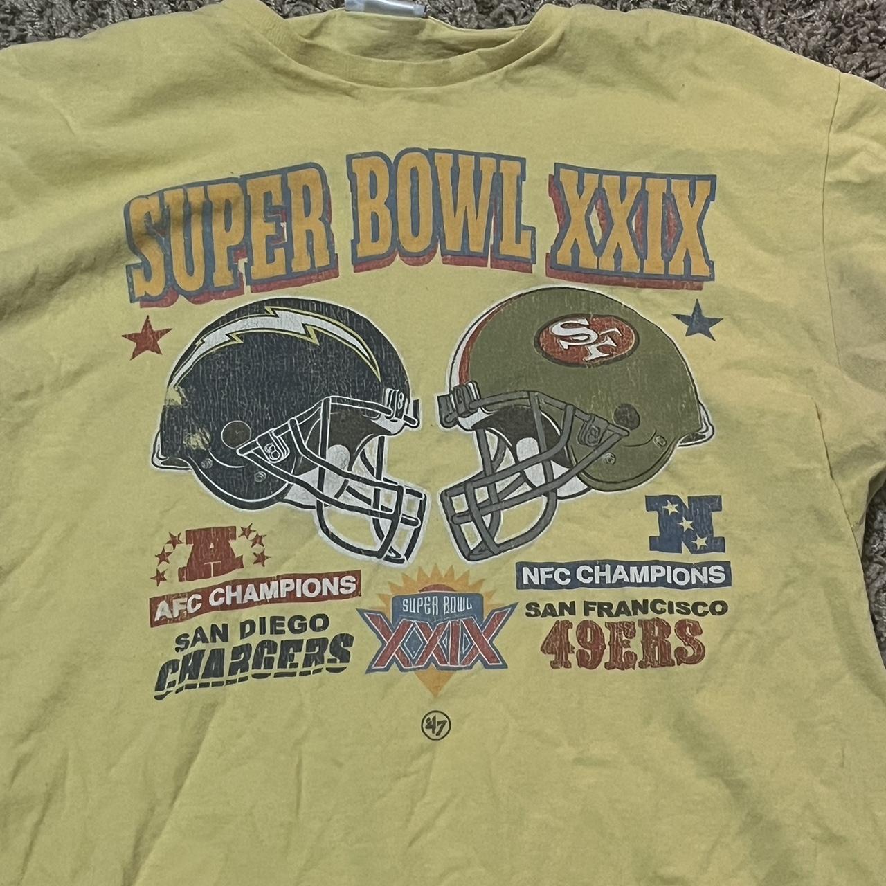 Vintage Super Bowl XXIX T-Shirt 49er's vs Chargers