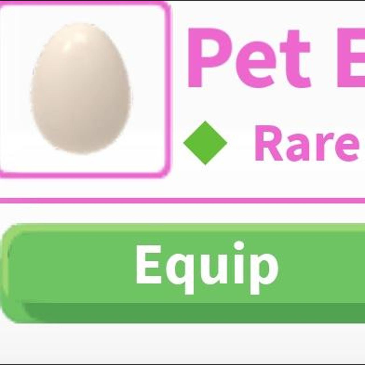 Pet egg Roblox adopt me Rare In stock:1 Buy 1 :... - Depop