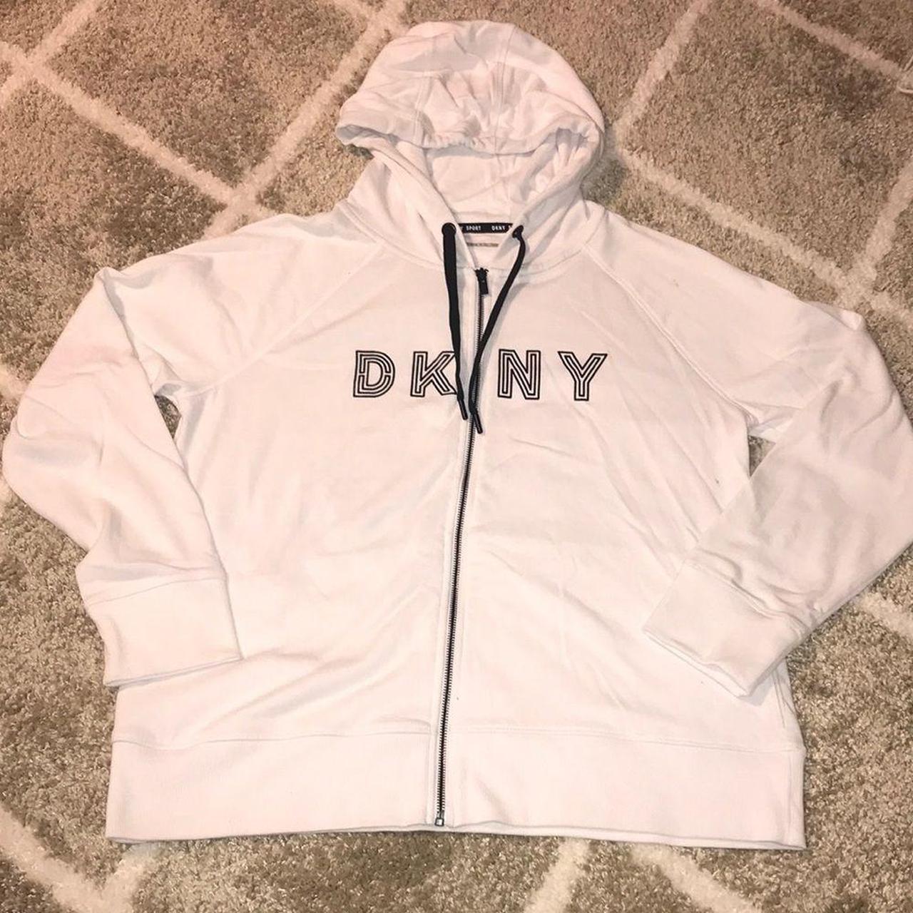 Dkny sport white outlet jacket