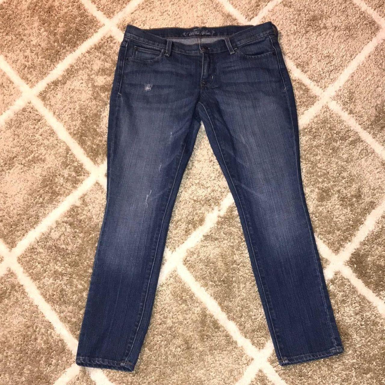 Old Navy Ultra Blue Regular Skinny Jeans Size... - Depop