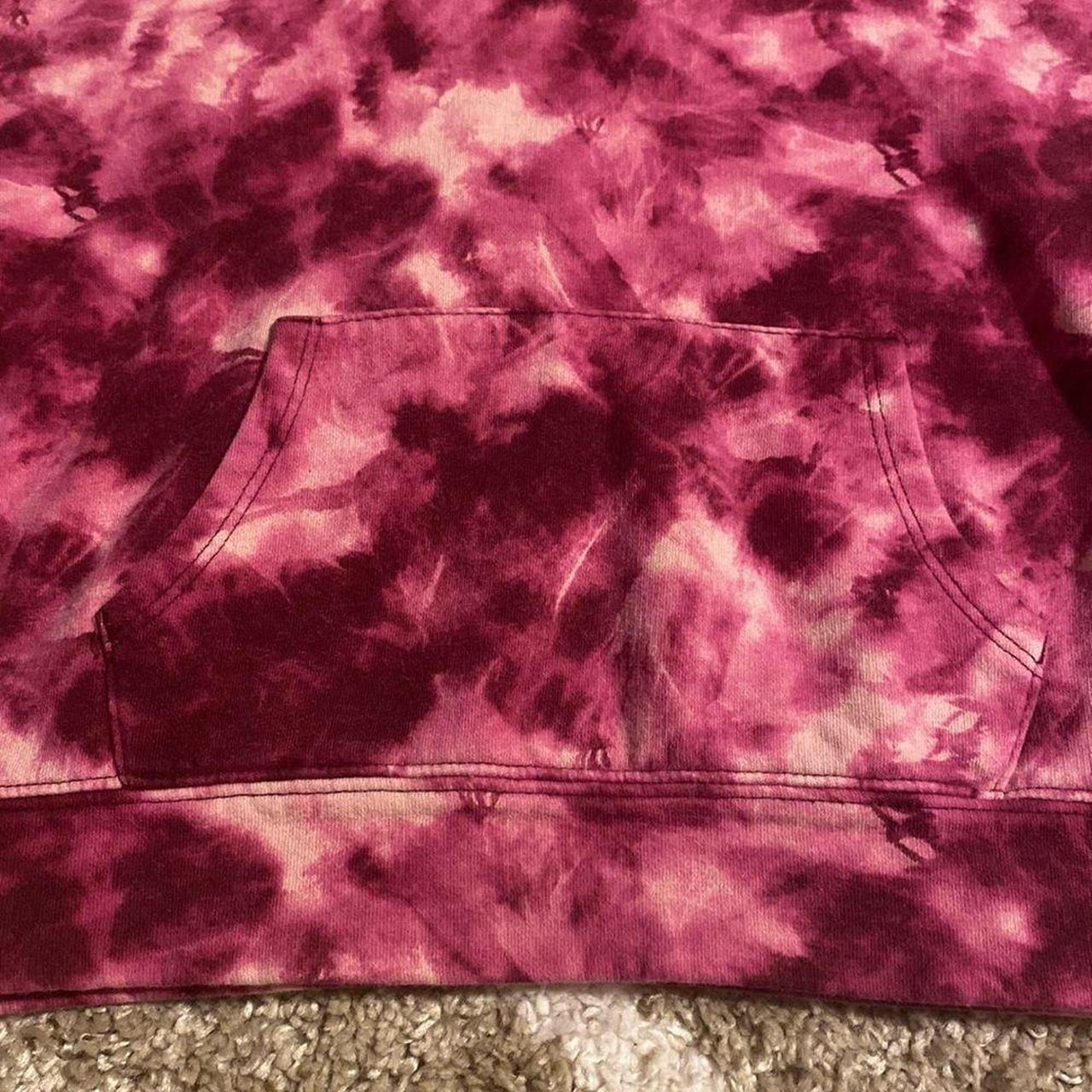 Old Navy Pink and Cream Hoodie Depop