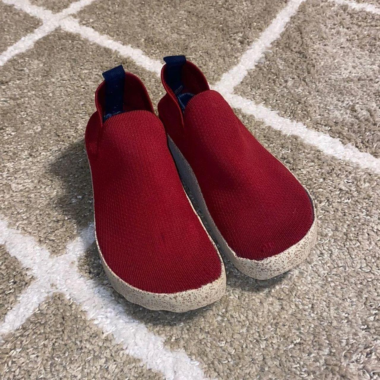 Red bottoms best sale slip ons