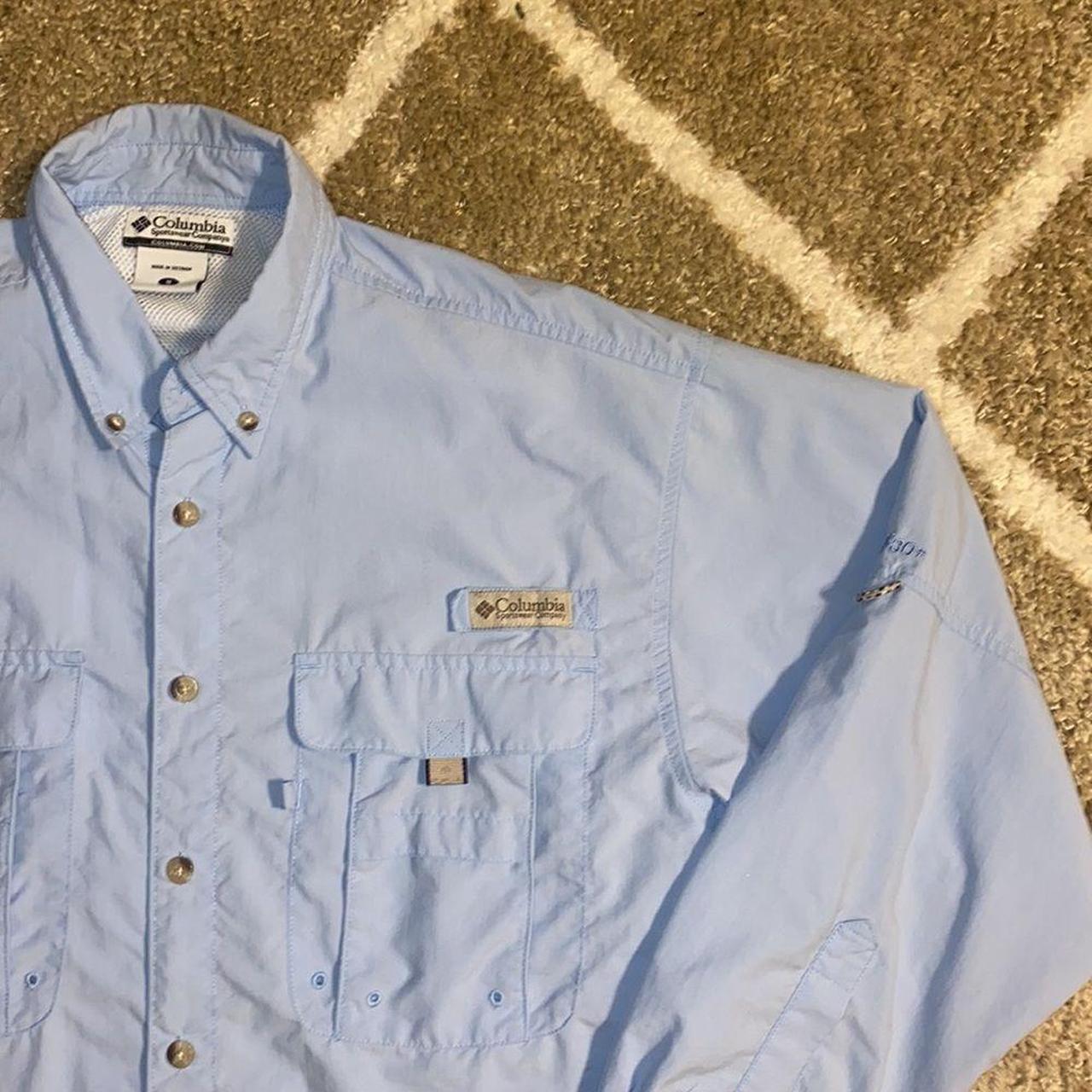 Columbia PFG Fishing Outdoor Long Sleeve Button Up - Depop