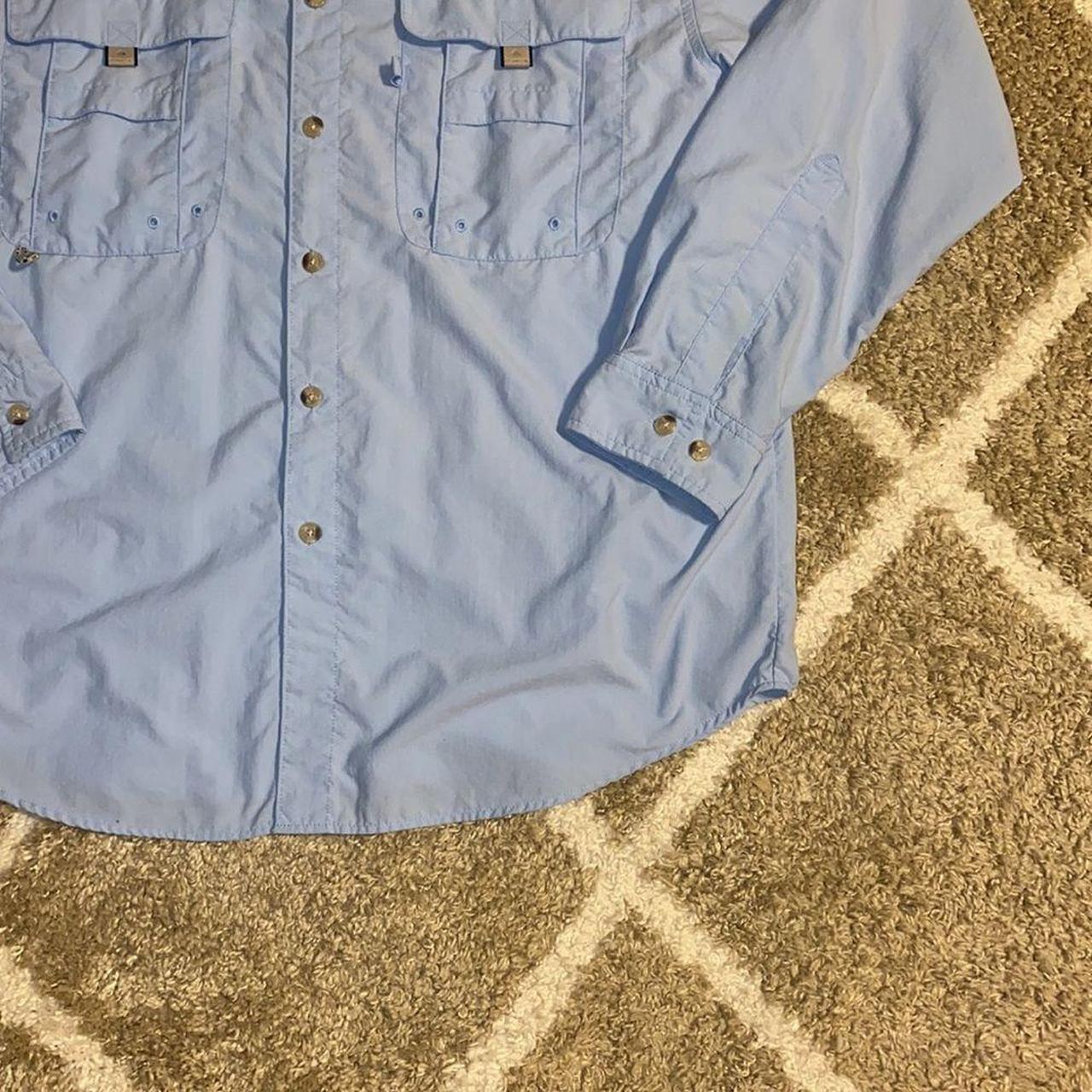 Columbia PFG Fishing Outdoor Long Sleeve Button Up - Depop