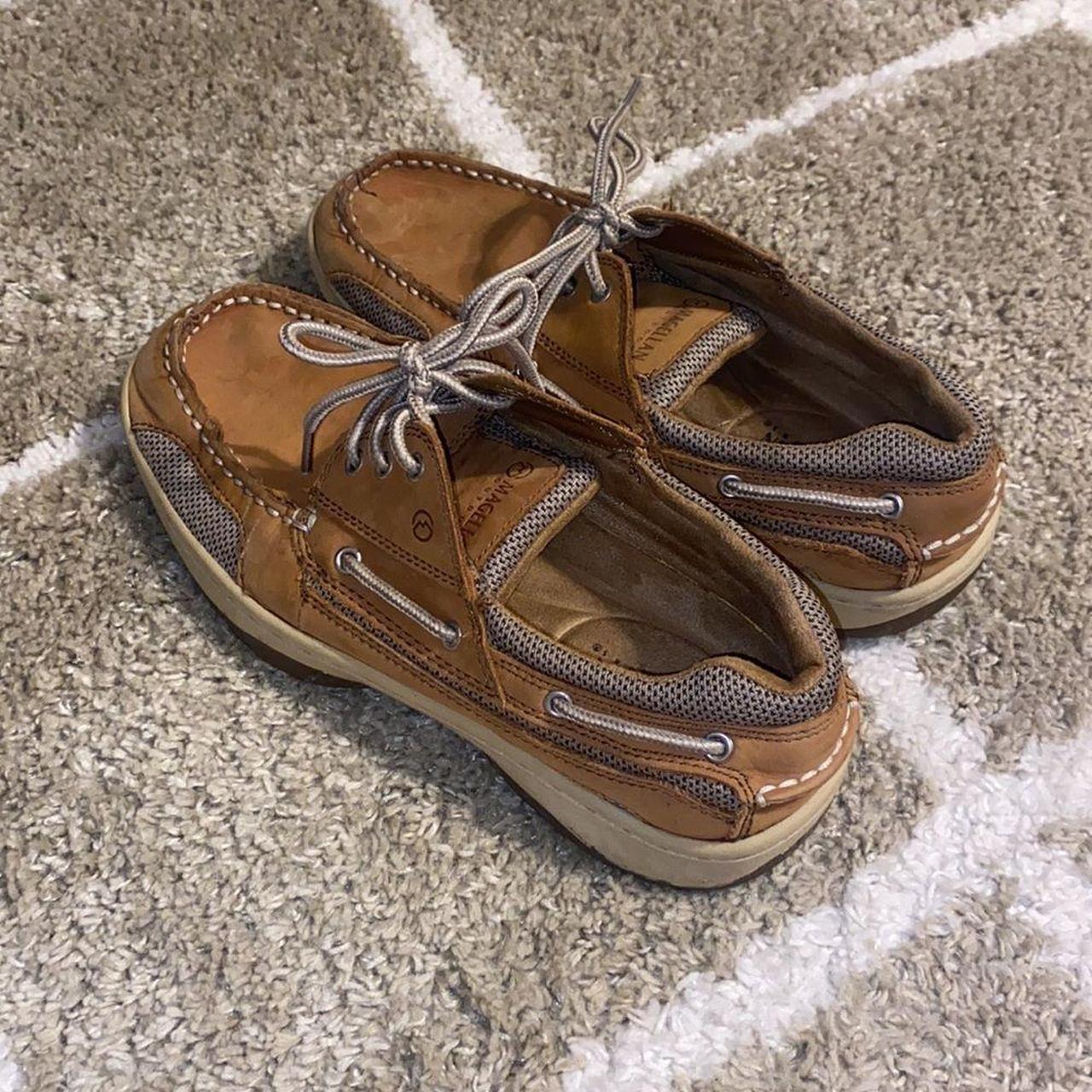 Magellan Outdoors, Shoes, Magellan Outdoors Mens Tan Boat Shoes Size 2