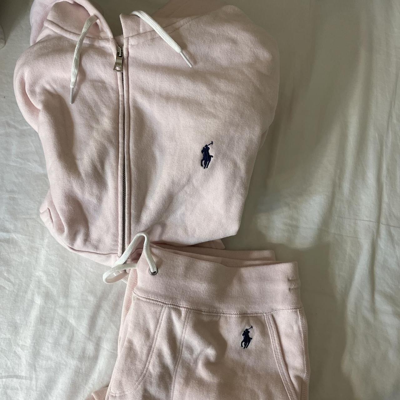 Light Pink Polo Ralph Lauren Sweatsuit Hoodie And Depop 7119