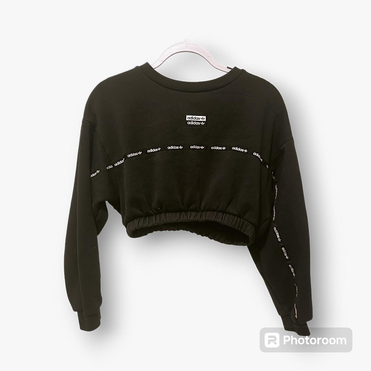 Adidas cropped jumper hotsell