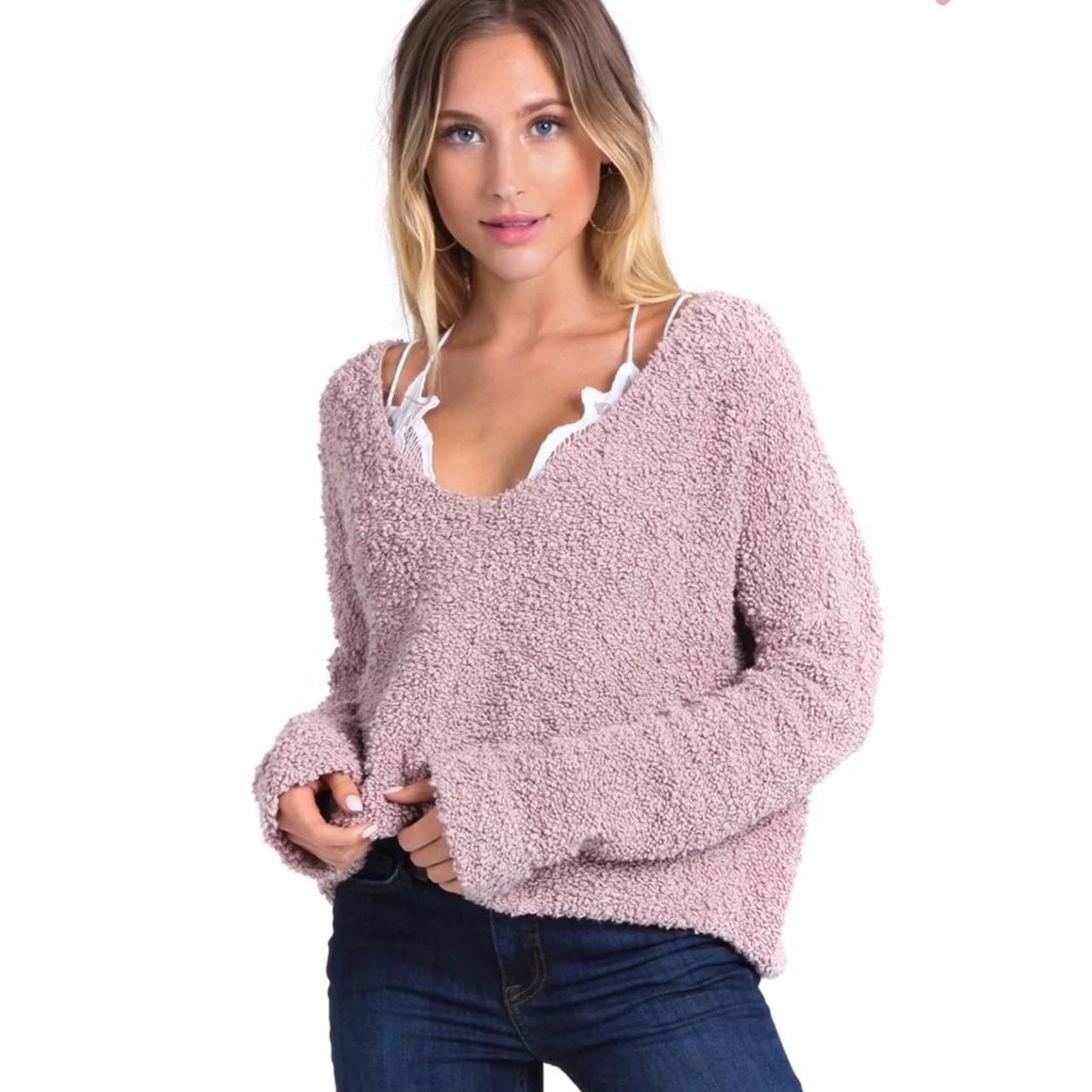 Free people popcorn sweater hotsell