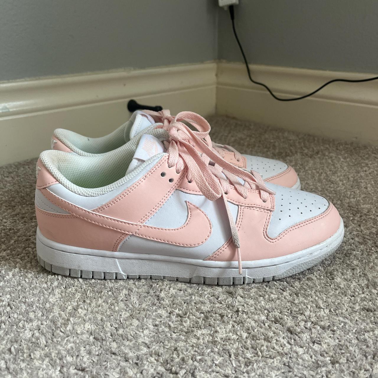 Salmon pink color dunks Size 9 women s Worn 2