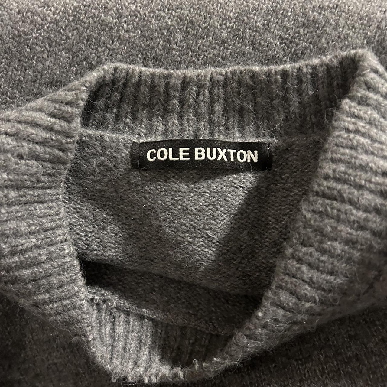 Cole Buxton Grey Knit Size medium Brand new... - Depop