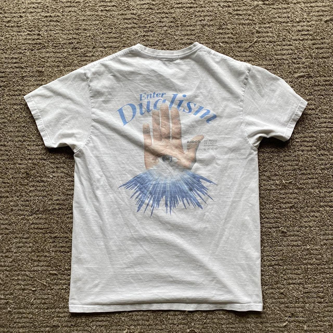 Vintage Dualism tee/such a cool back graphic/Size L... - Depop