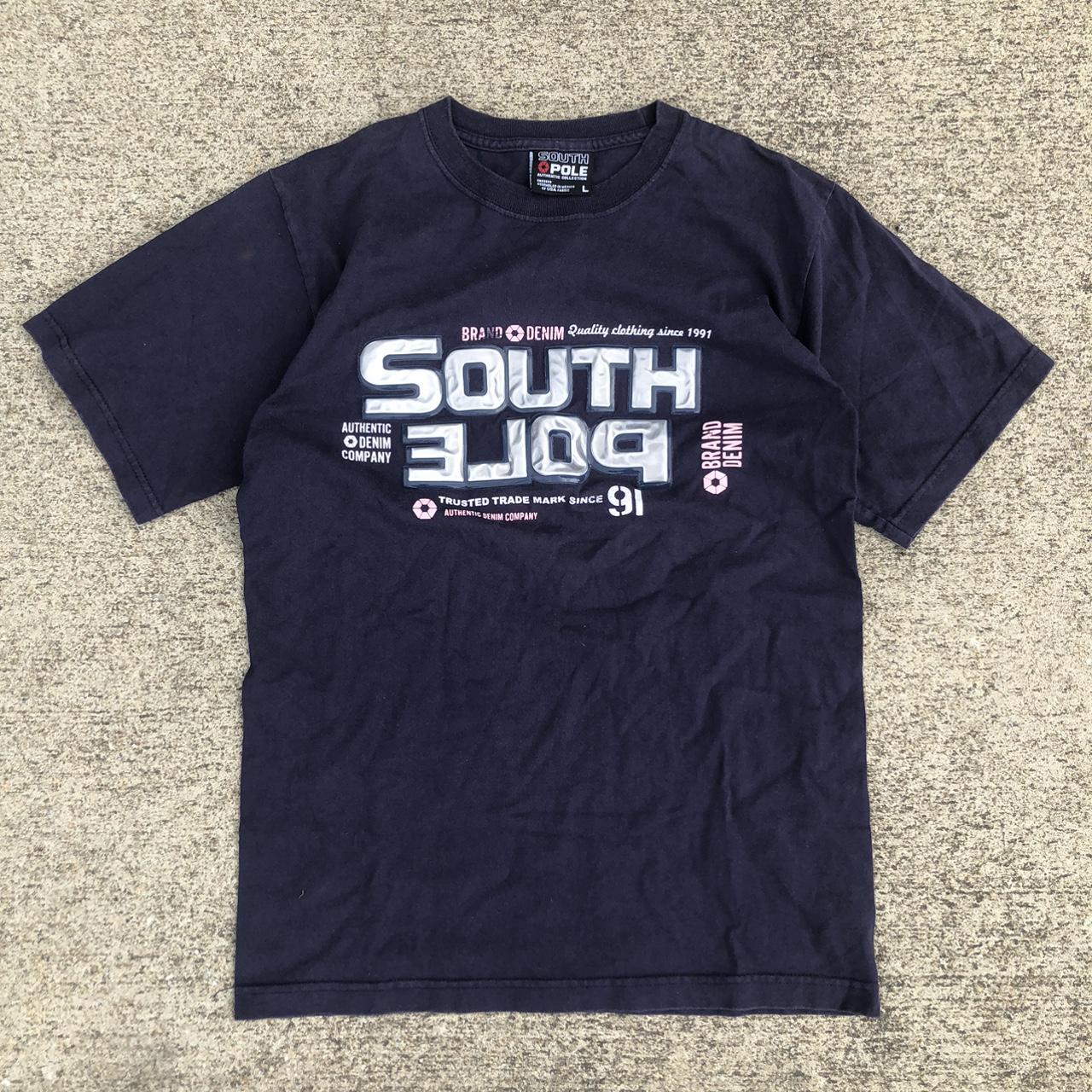 Southpole Men's Navy T-shirt | Depop