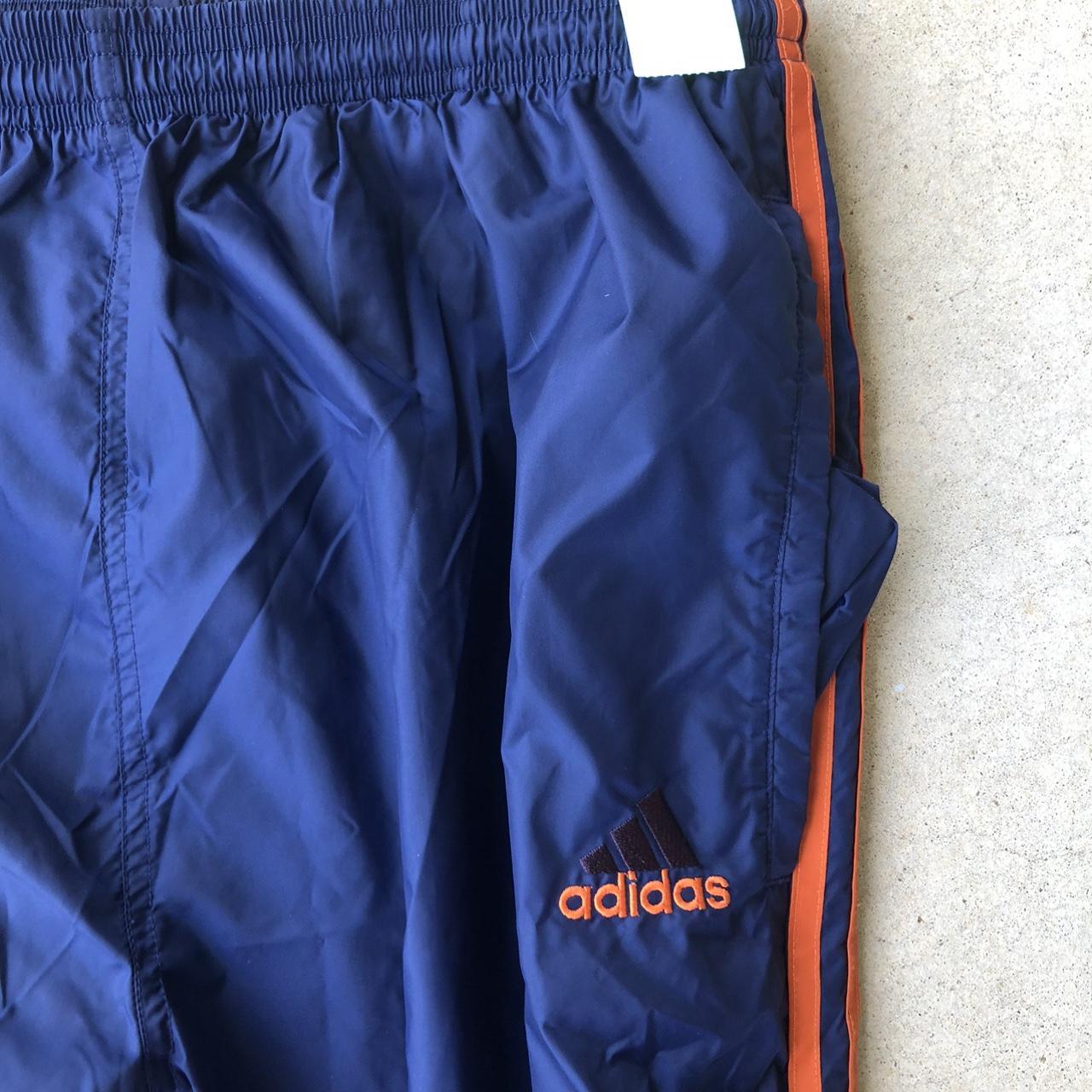 Adidas Men's Navy and Orange Joggers-tracksuits (2)